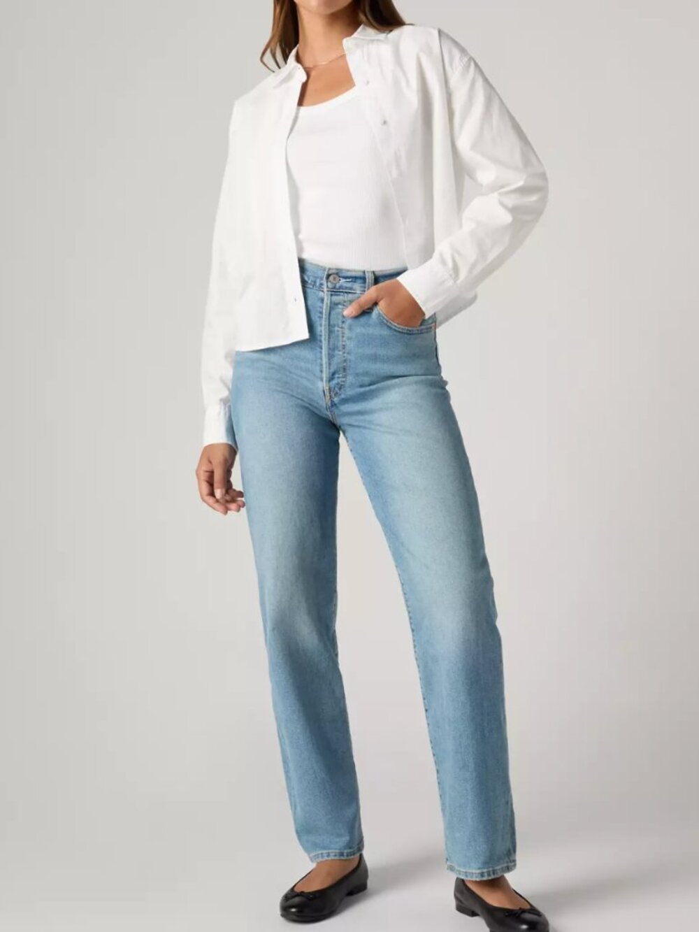 NWT Levi's Ribcage straight ankle jeans. 26 waist